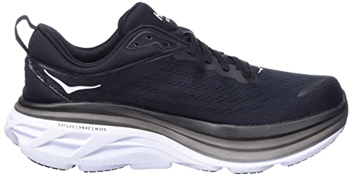 HOKA ONE ONE Bondi 8 Mens Shoes Size 8.5, Color: Black White