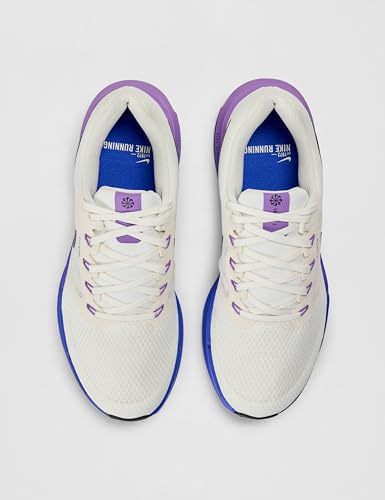 Nike Women's Run Swift 3 Road Running Shoes, Sail/Black-Bright Violet-Racer Blue, 8