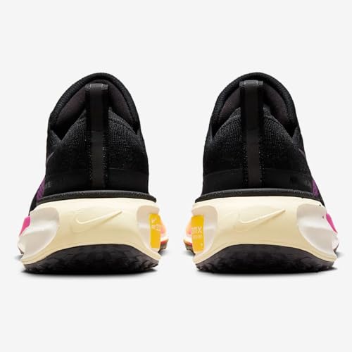 Nike Invincible 3 Women's Road Running Shoes (DR2660-006, Black/Laser Orange/Coconut Milk/Hyper Violet) Size 8