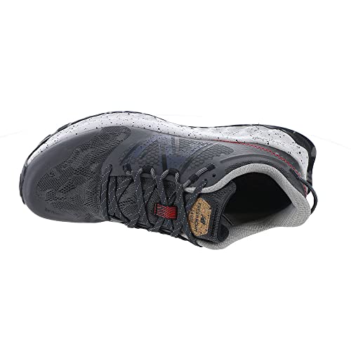 New Balance Men's Fresh Foam Garoe V1 Trail Running Shoe, Magnet/True Red/Black, 10.5 M