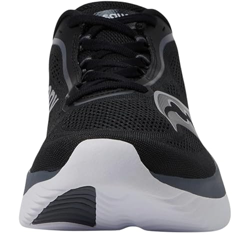 Saucony Men's Kinvara 15 Sneaker, Black/White, 11.5
