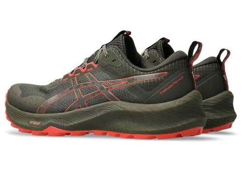 ASICS Men's Trabuco Terra 3 Trainers, Brown Stone Spicy Red, 7 US