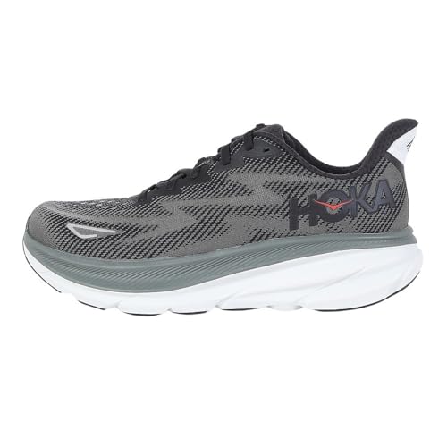 Hoka Men's Clifton 9 Black/Outer Orbit 8 Medium