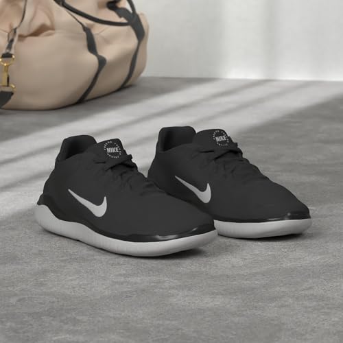 Nike Damen Laufschuh Free RN 2018 Women's Running Shoes, Black (Black/White 001), EU 40.5 - UK 6.5