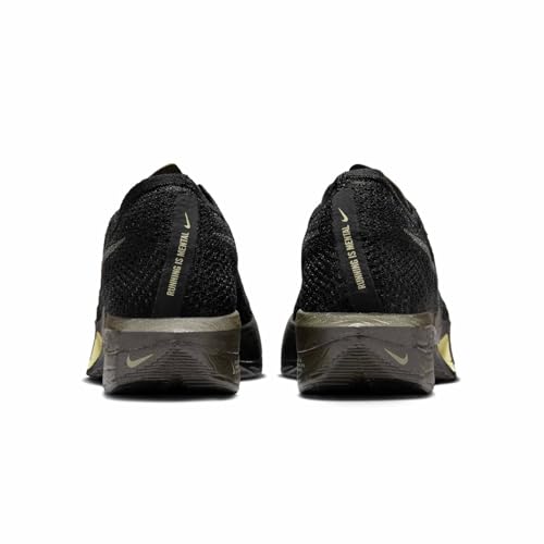 Nike Vaporfly 3 Men's Road Racing Shoes (HV6351-001, Black/Olive Aura/Metallic Medium Ash) Size 12