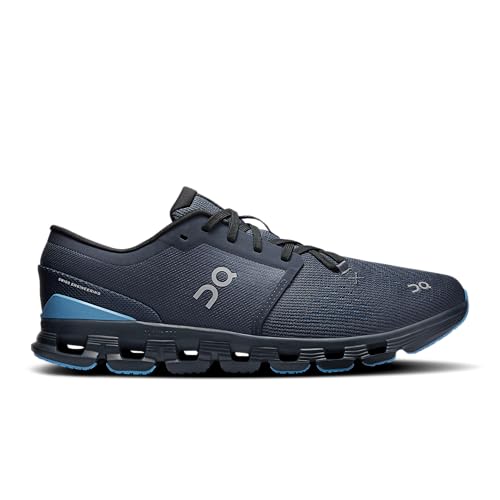 On Men's Cloud X 4 Sneakers, Navy/Gourami, 11.5 Medium US