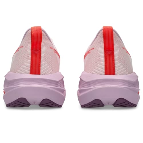 ASICS Women's NOVABLAST 5 Running Shoe, 10, White/Coral Reef