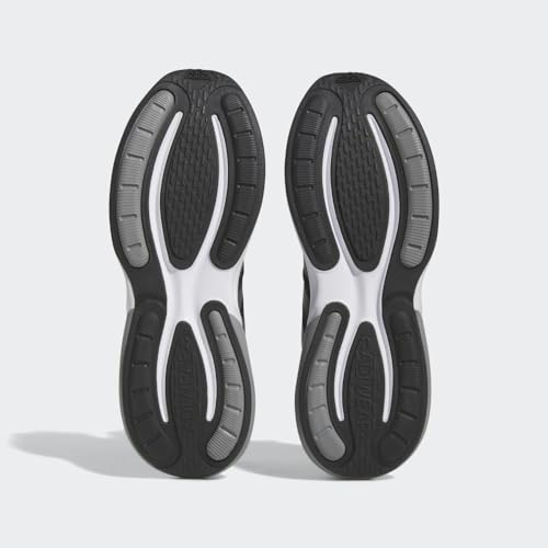 Adidas Men's Alphabounce+ Running Shoe, Black/Carbon/Grey, 12