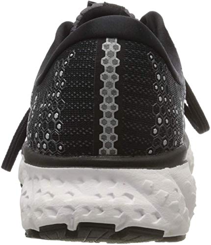 Brooks Mens Glycerin 17 Running Shoes, Black/Ebony/Silver, Black Ebony Silver, 9