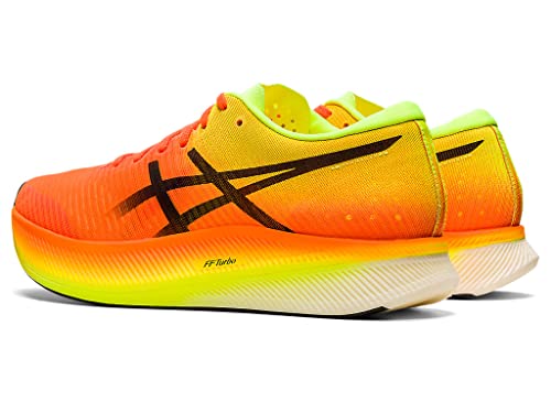ASICS Women's METASPEED Sky Running Shoes, 6.5, Shocking Orange/Black