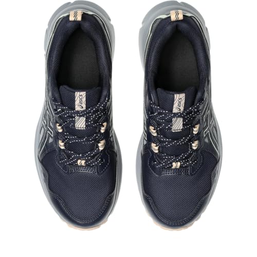 ASICS Women's Trail Scout 3 Running Shoe, 5.5, Midnight/Whisper Green