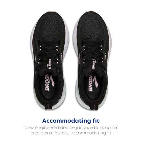 Brooks Women’s Glycerin 22 Neutral Running Shoe - Black/Orchid Ice/White - 7 Medium - alternate view 4