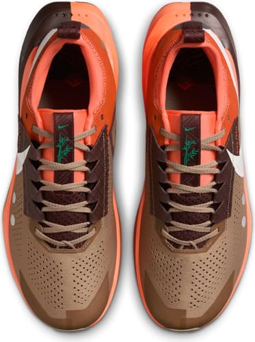 Nike Zegama 2 Men's Trail Running Shoes (HQ3768-200, Khaki/Hyper Crimson/Burgundy Crush/White) Size 12.5 - alternate view 4