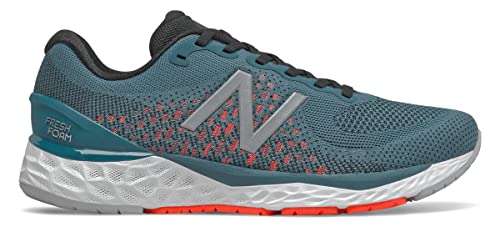 New Balance Men's 880v10 Running Shoe - Color: Jet Stream (Narrow Width) - Size: 9 Green/Red