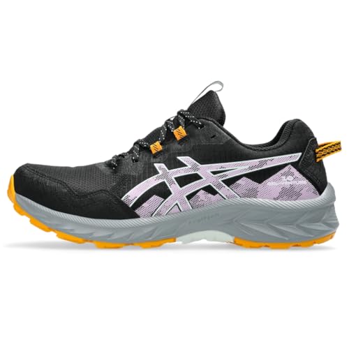 ASICS Women's Gel-Venture 10 Running Shoes, 8, Black/Light UBE