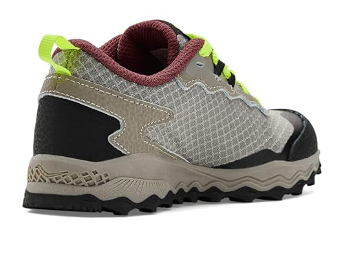 Saucony Peregrine Shield KDZ Sneakers (Little Big Kid), Sand/Black, 5 US Unisex