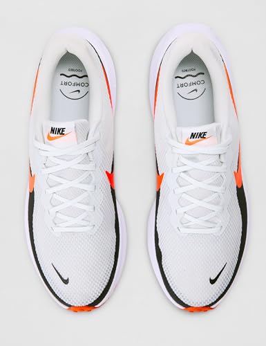 Nike Men's Revolution 8 Road Running Shoes, Off White/Total Orange-White-Black, 10