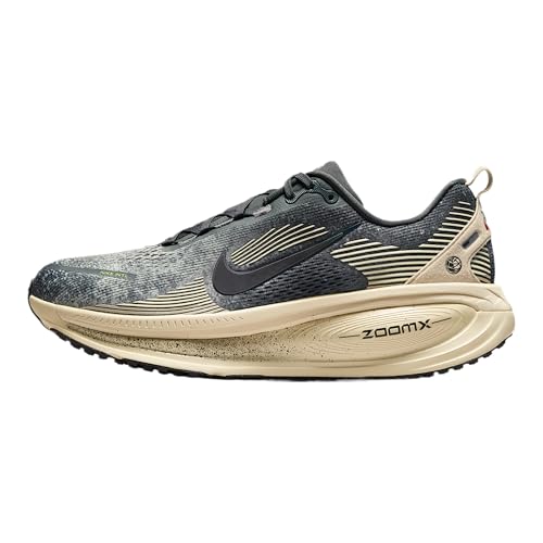 Nike Vomero 18 Men's Road Running Shoes (Oatmeal/Anthracite/Volt/Black) Size 8