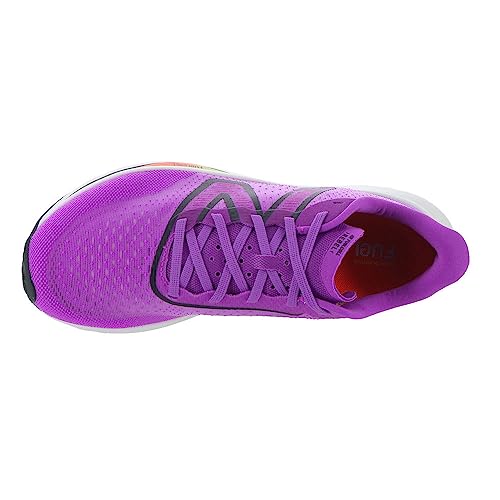 New Balance Women's FuelCell Rebel V3 Running Shoe, Cosmic Rose/Blacktop/Neon Dragonfly, 5.5 W