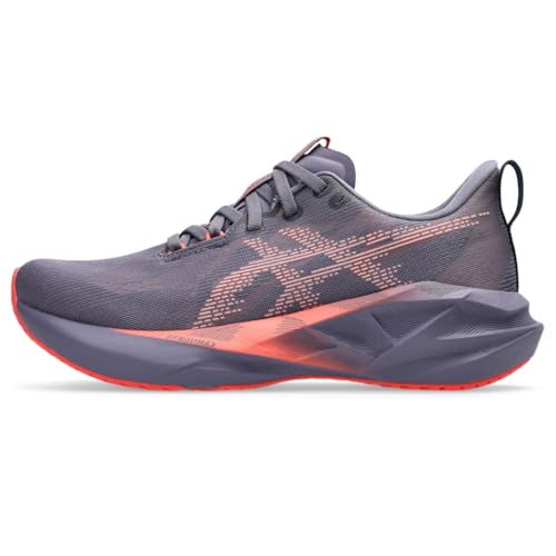 ASICS Women's NOVABLAST 5 Running Shoes, 10, Greyish Purple/Coral Reef - product image