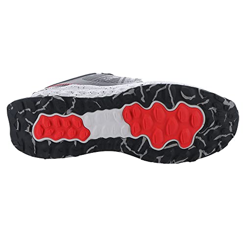 New Balance Men's Fresh Foam Garoe V1 Trail Running Shoe, Magnet/True Red/Black, 10.5 M