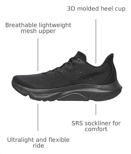 Saucony Men's Kinvara 16, Triple Black, 11
