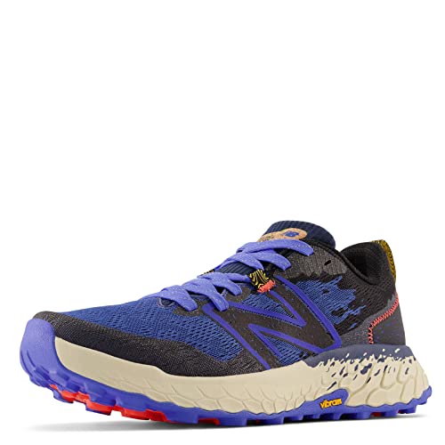 New Balance Men's Fresh Foam X Hierro V7 Running Shoe, Nb Navy/Black/Bright Lapis, 10.5