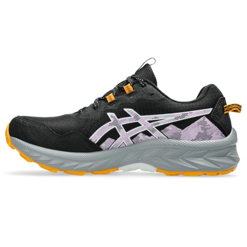 ASICS Women's Gel-Venture 10 Running Shoes, 8, Black/Light UBE