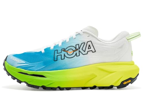 Hoka Mens Mafate 5 Frost/Hoka Citrus 13 Medium - alternate view 4