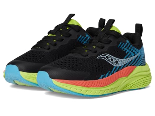 Saucony Unisex Kids Hurricane KDZ (Big Kid) Multi 4 Big Kid Medium