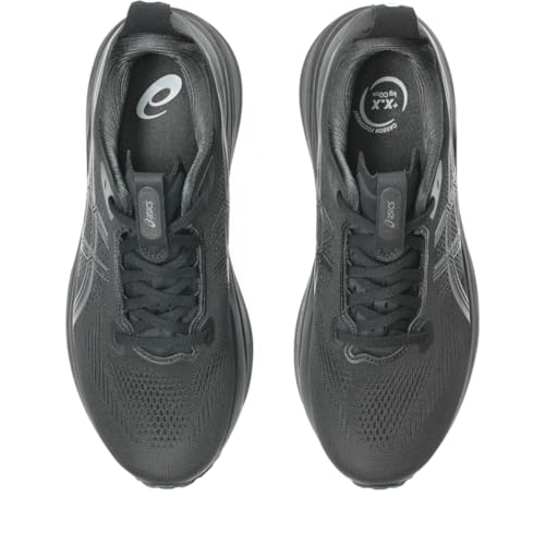 ASICS Men's Gel-Kayano 33 Running Shoes, 11, Black/Black