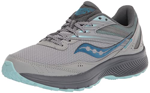 Saucony Women's Cohesion TR15 Running Shoe, Alloy/Topaz, 8