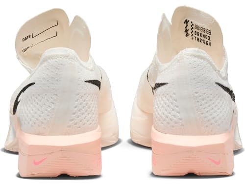 Nike Women's Vaporfly 3 Competition Running Shoes, Sail Black Crimson Tint Guava Ice, 8.5