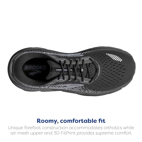 Brooks Men's Addiction GTS 15 Supportive Running Shoe - Black/Black/Ebony - 13 X-Wide