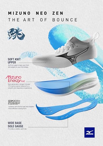 Mizuno Men's Neo Zen Running Shoe | Max Cushioned Lightweight Speed Trainer | US Mens 11