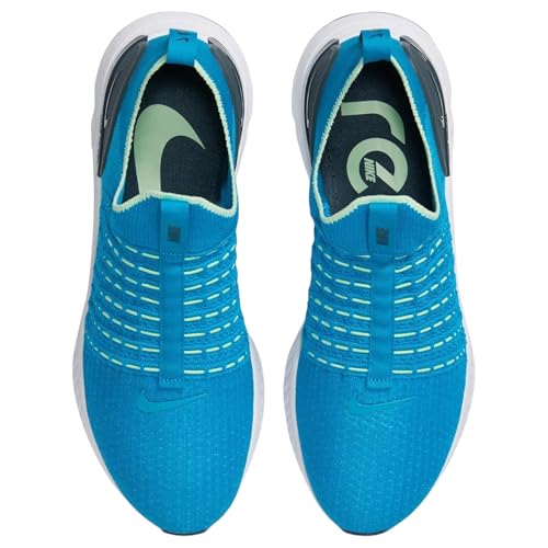 Nike React Phantom Run Flyknit 2 Men's Road Running Shoes (CJ0277-402, Blue Orbit/Vapor Green/Deep Ocean/Blue Orbit) Size 8