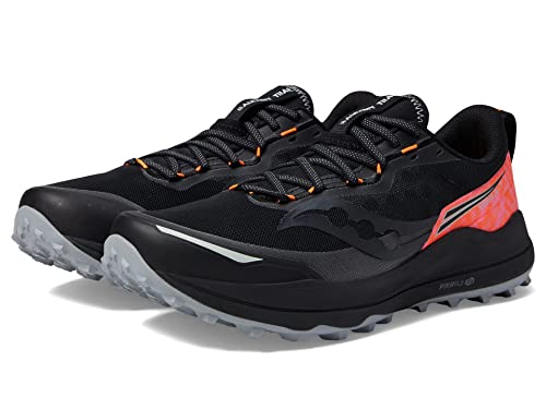Saucony Men's Xodus Ultra 2 Sneaker, Black/Viziornge, 7