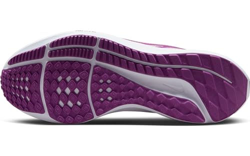 Nike Women's W Air Zoom Pegasus 40 Running Shoes, Guava Ice Vivid Purple Amber Brown, 7 US