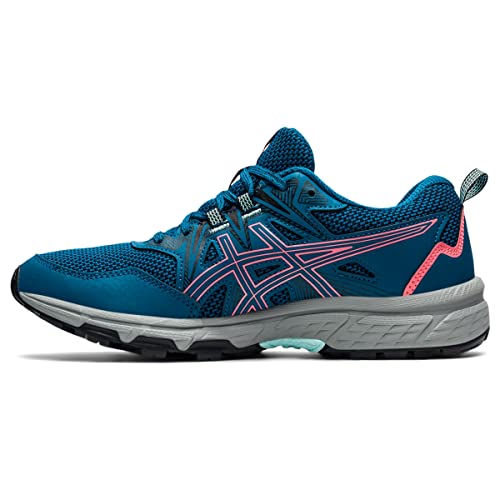 ASICS Women's Gel-Venture® 8 Running Shoes, 6.5, DEEP SEA Teal/Blazing Coral