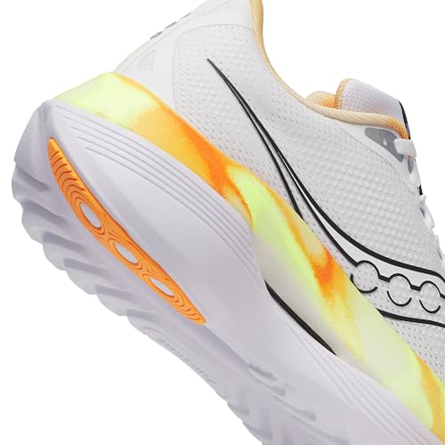 Saucony Women's Endorphin Trainer Sneaker, White/Black, 9