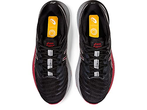 ASICS Mens Gel-Kayano Lite 2 Running Shoes, 11, Black/White