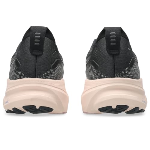 ASICS Women's Gel-Kayano 32 Running Shoes, 6, Black/Pearl Pink
