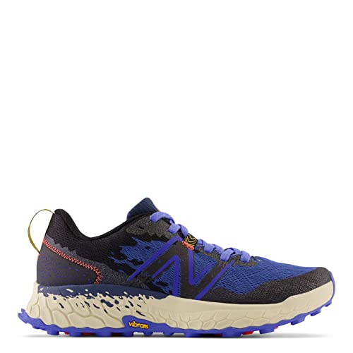 New Balance Men's Fresh Foam X Hierro V7 Running Shoe, Nb Navy/Black/Bright Lapis, 10.5