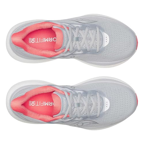 Saucony Women's Triumph 23, Cloud/Coral, 8