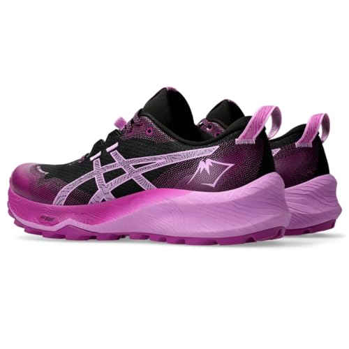 ASICS Women's Gel-Trabuco 12 Running Shoes, 9, Black/Lavender Glow