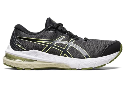 ASICS Kid's GT-2000 11 Grade School Running Shoes, 1.5, Black/Cactus