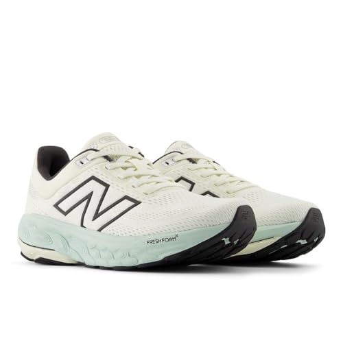 New Balance Women's Fresh Foam X 860 V14 Running Shoe, Sea Salt/Angora/Clay Ash, 11 W