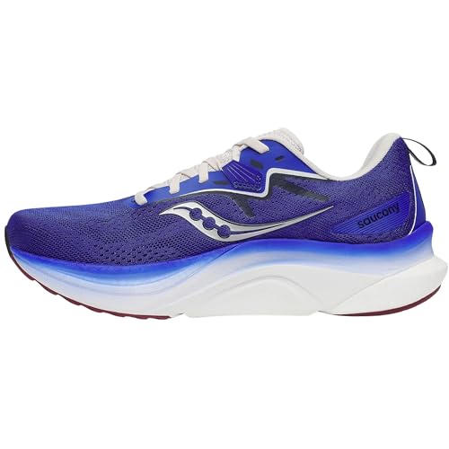 Saucony Men's Tempus 2 Sneaker, Royal/Silver, 12
