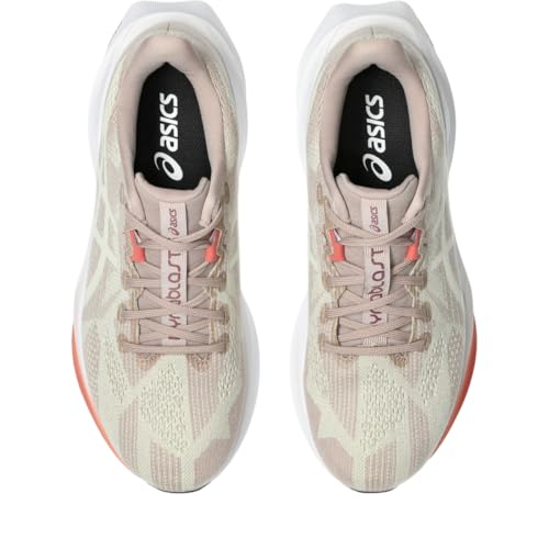 ASICS Women's DYNABLAST 5 Running Shoes, 8, Fawn/Oyster White