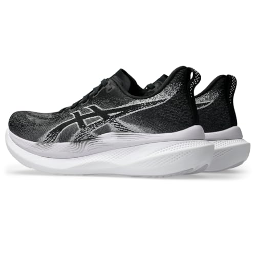 ASICS Women's GLIDERIDE MAX 2 Running Shoes, 8, Black/Lilac HINT